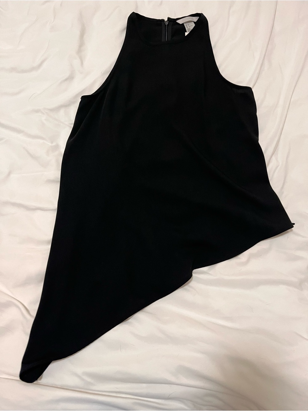 H&M Black Asymmetric Tank Top